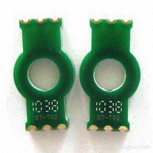 Multilayer PCB with 3.8mm Finished Board Thickness, Available in Green Color